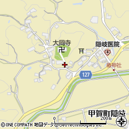 滋賀県甲賀市甲賀町隠岐2117周辺の地図