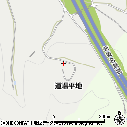 愛知県岡崎市生平町道場平地周辺の地図