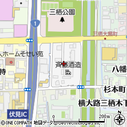 京都府京都市伏見区横大路三栖山城屋敷町周辺の地図