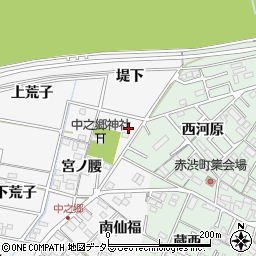 愛知県岡崎市中之郷町宮ノ腰51周辺の地図
