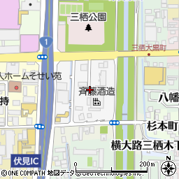 京都府京都市伏見区横大路三栖山城屋敷町周辺の地図
