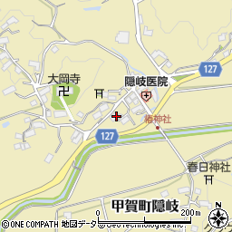 滋賀県甲賀市甲賀町隠岐2107周辺の地図