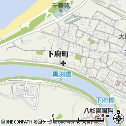 島根県浜田市下府町1415-1周辺の地図