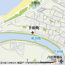 島根県浜田市下府町1415-2周辺の地図