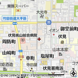 JYOTY 京都伏見店周辺の地図