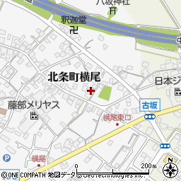 兵庫県加西市北条町横尾692周辺の地図