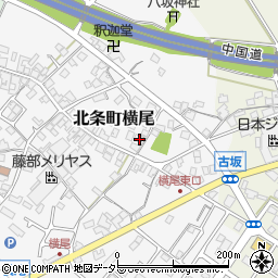 兵庫県加西市北条町横尾692周辺の地図