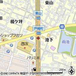 東戸崎周辺の地図