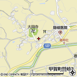 滋賀県甲賀市甲賀町隠岐2124周辺の地図