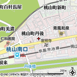 京都府京都市伏見区桃山町丹後33-22周辺の地図