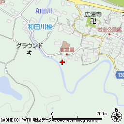 滋賀県甲賀市甲賀町岩室周辺の地図