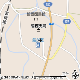 岡山県新見市哲西町矢田3604周辺の地図
