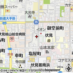 京都府京都市伏見区平野町61周辺の地図