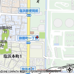 昭和四日市石油塩浜クラブ周辺の地図
