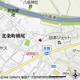 兵庫県加西市北条町横尾818周辺の地図