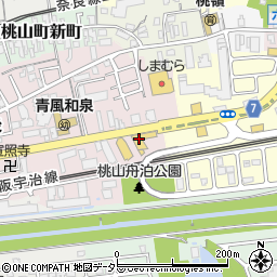 ネッツトヨタヤサカ　桃山店周辺の地図