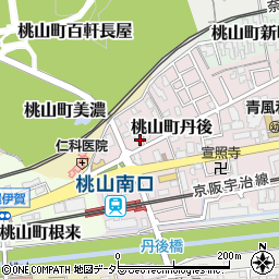 京都府京都市伏見区桃山町丹後24-4周辺の地図