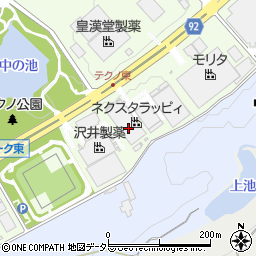 ネクスタラッピイ株式会社　関西工場周辺の地図