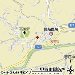 滋賀県甲賀市甲賀町隠岐2109周辺の地図