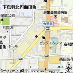 くるっとパーク国道大手筋駐車場周辺の地図