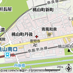 京都府京都市伏見区桃山町丹後33-230周辺の地図