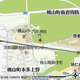京都府京都市伏見区桃山町板倉周防32周辺の地図
