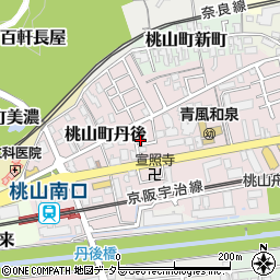 京都府京都市伏見区桃山町丹後33-200周辺の地図