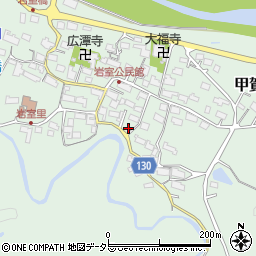 滋賀県甲賀市甲賀町岩室1485周辺の地図
