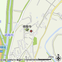 兵庫県三田市宮脇129周辺の地図