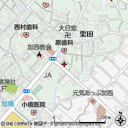 兵庫県加西市北条町栗田30-14周辺の地図