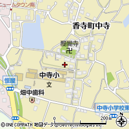 兵庫県姫路市香寺町中寺384周辺の地図