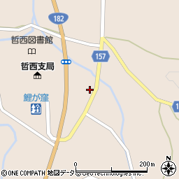 岡山県新見市哲西町矢田3642-2周辺の地図