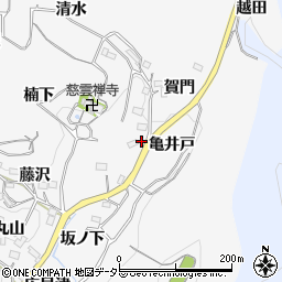 愛知県新城市須長京早稲周辺の地図