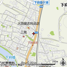 島根県浜田市下府町1640周辺の地図