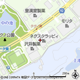 兵庫県三田市テクノパーク2周辺の地図
