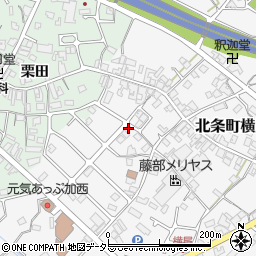 兵庫県加西市北条町横尾1210-2周辺の地図