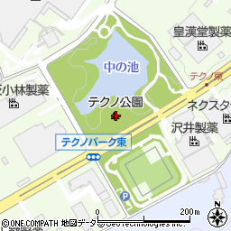 兵庫県三田市テクノパーク3周辺の地図
