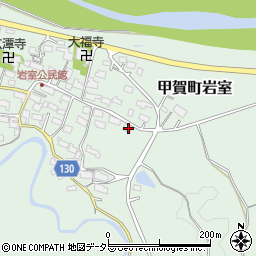 滋賀県甲賀市甲賀町岩室1071周辺の地図