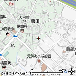 兵庫県加西市北条町栗田704周辺の地図