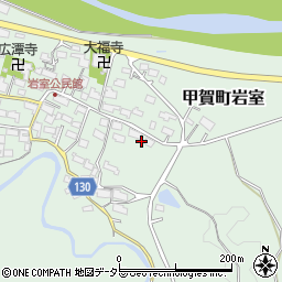 滋賀県甲賀市甲賀町岩室1158周辺の地図