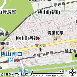 京都府京都市伏見区桃山町丹後33-137周辺の地図