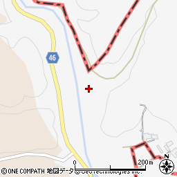 京都府亀岡市東別院町栢原（マナコ谷）周辺の地図