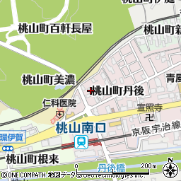 京都府京都市伏見区桃山町丹後26-1周辺の地図