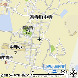 兵庫県姫路市香寺町中寺396-3周辺の地図
