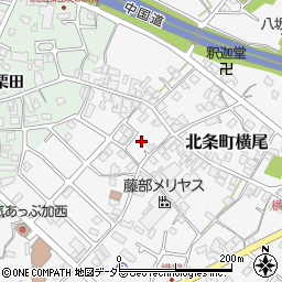 兵庫県加西市北条町横尾1204周辺の地図