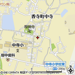 兵庫県姫路市香寺町中寺397周辺の地図
