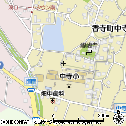 兵庫県姫路市香寺町中寺250周辺の地図