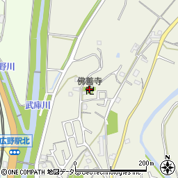 兵庫県三田市宮脇周辺の地図