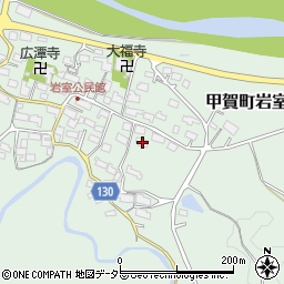 滋賀県甲賀市甲賀町岩室1155周辺の地図