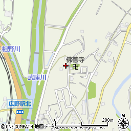 兵庫県三田市宮脇100周辺の地図